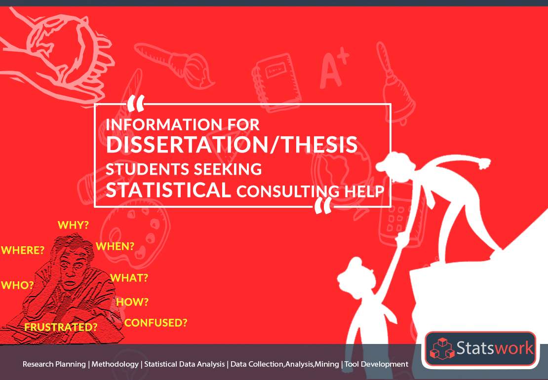 Dissertation statistical analysis consulting