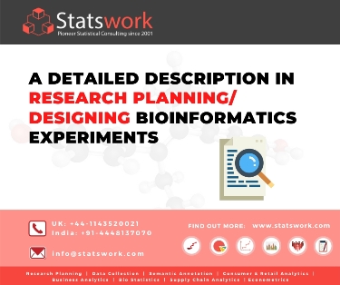 A detailed description in research planning/designing bioinformatics experiments