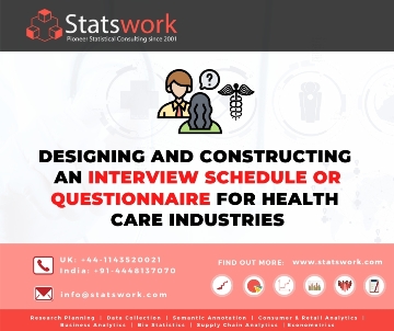 Designing and Constructing an interview schedule or questionnaire for health care industries