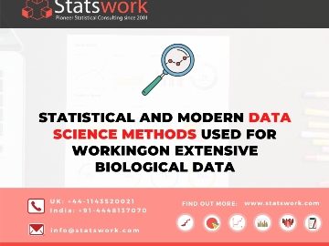 SW- Promotional image- Statistical and modern data science methods used for workingon extensive biological data