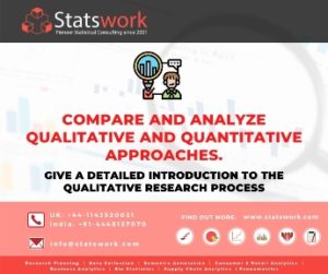 SW - Compare and analyze qualitative and quantitative approaches