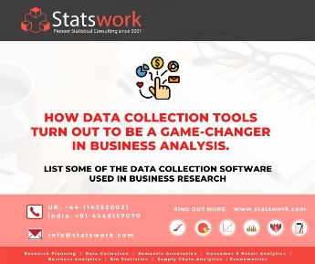 How data collection tools turns out to be a game-changer in business analysis? List some of the data collection software used in business research?