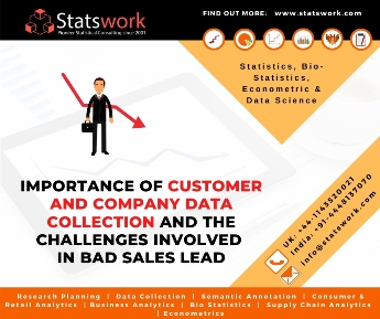Importance of customer and company data collection and the challenges involved in bad sales lead.