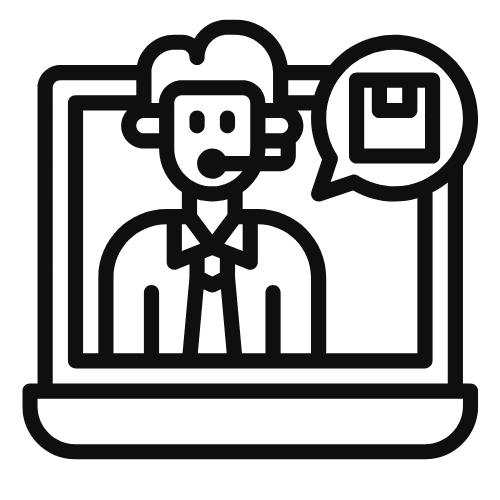 Icon showing delivery of actionable recommendations to improve products and user experience