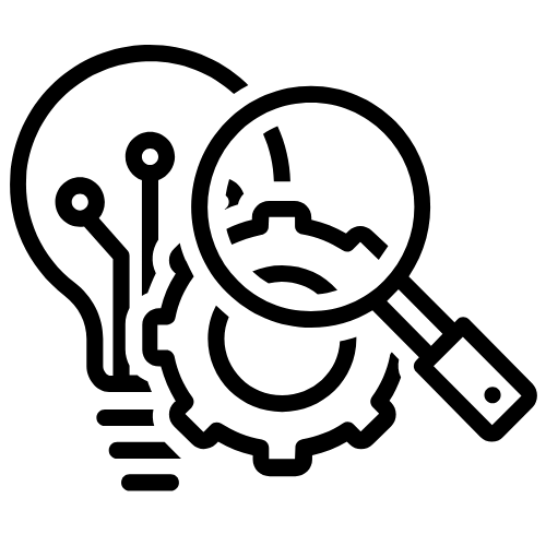 Research design step icon