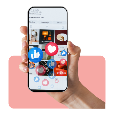 Centralized content hub showing organized social media engagement data and posts