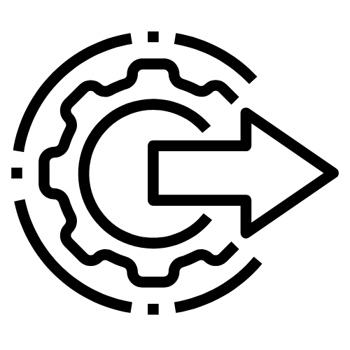 Strategic outputs step icon