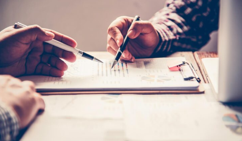 Handwritten taxation data processing showing secure conversion of tax records into accurate digital format