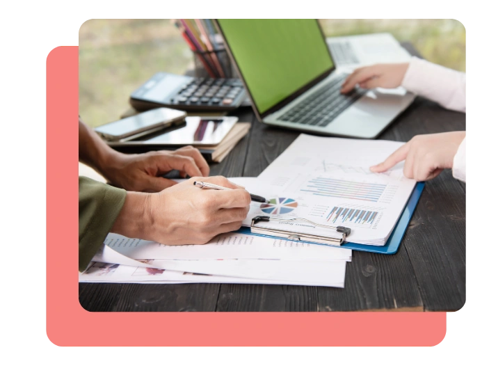 Secondary quantitative research using existing data sources and analysis illustration