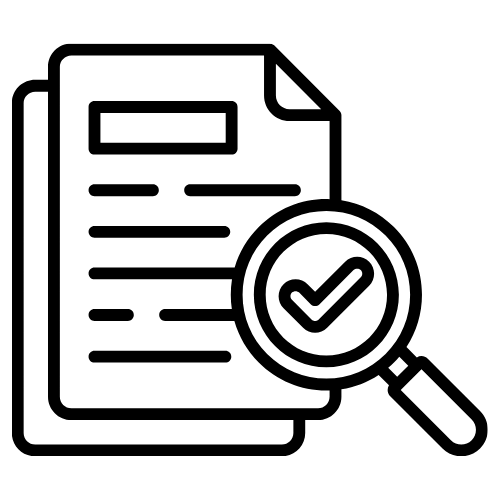 Reporting of Data step icon